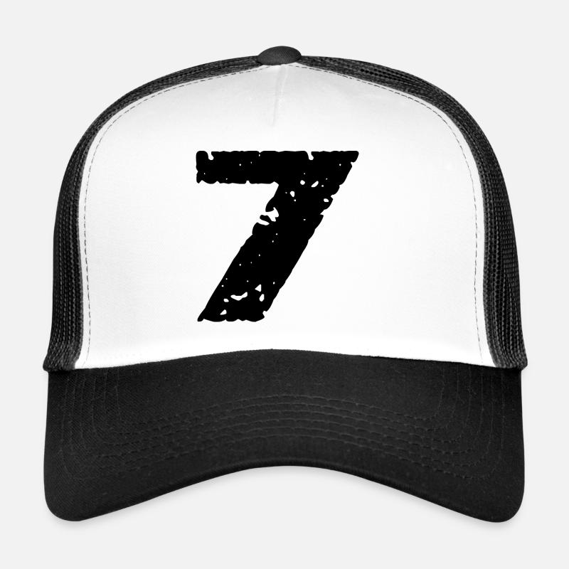 7 Maillot numéro Casquette trucker 