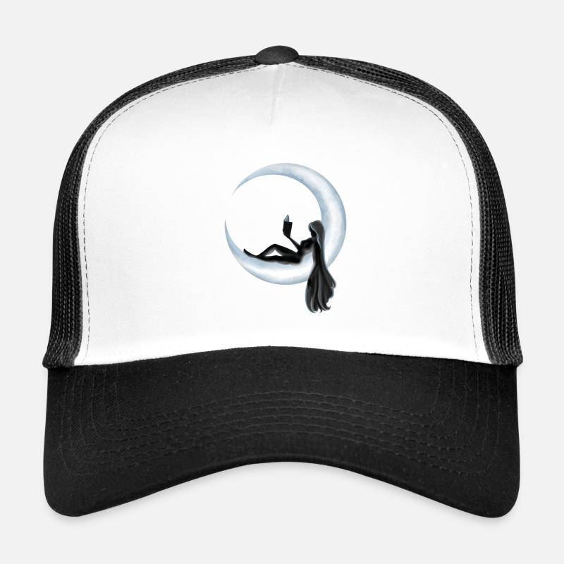 Moonbook - Trucker Cap - Weiß/Schwarz