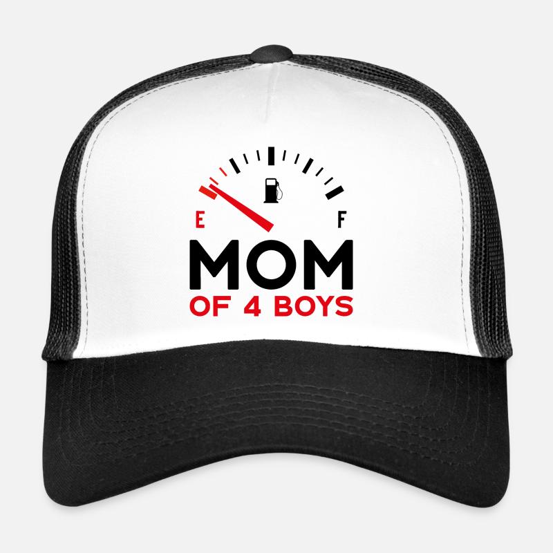 MAMAN DE 4 GARÇONS Casquette trucker 