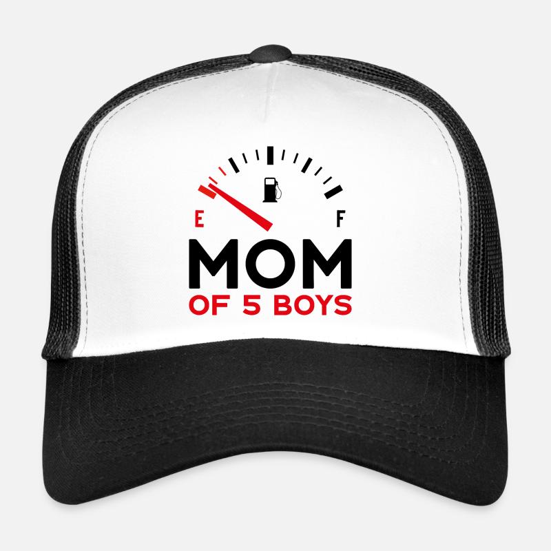 MAMAN DE 5 GARÇONS Casquette trucker 