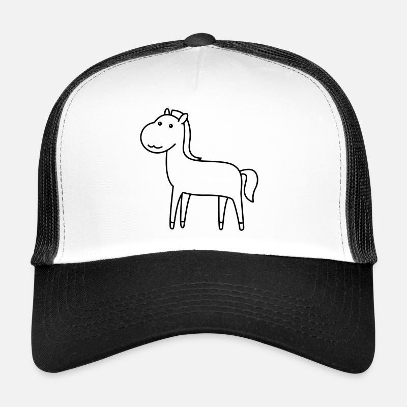 Pferd Comic Tier Trucker Cap