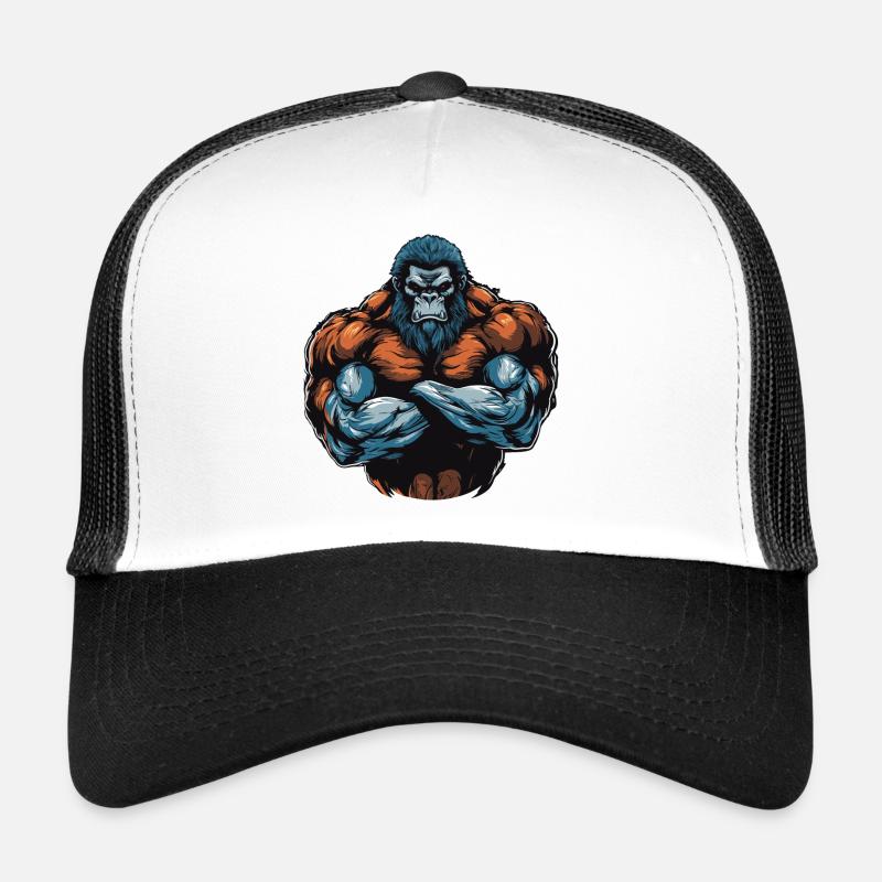 Gorilla Bodybuilding Muscles Trucker Cap