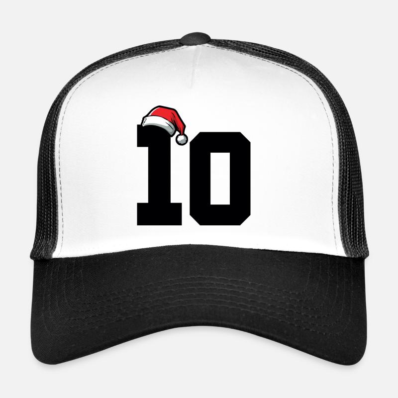 10 Numéro de Noël Casquette trucker 