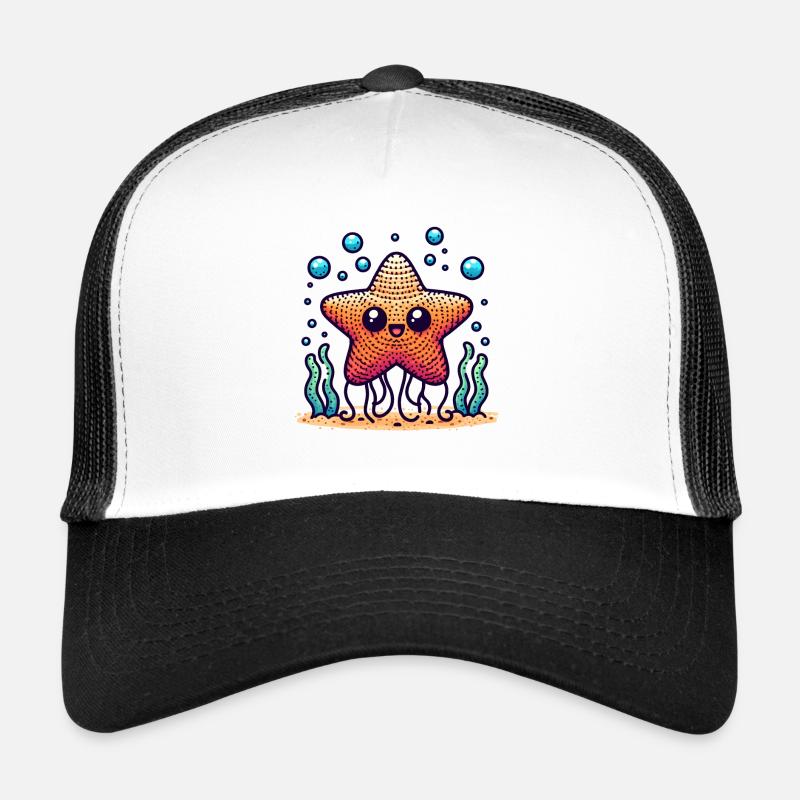 Amigurumi star plongeant dans l’eau Casquette trucker 
