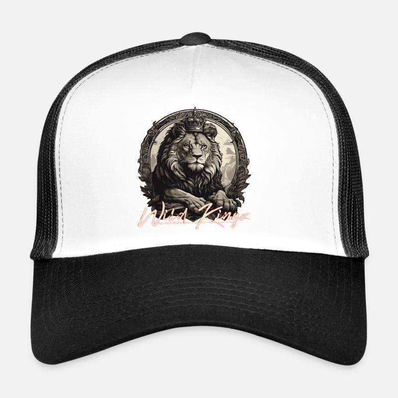Löwe - Trucker Cap - Weiß/Schwarz