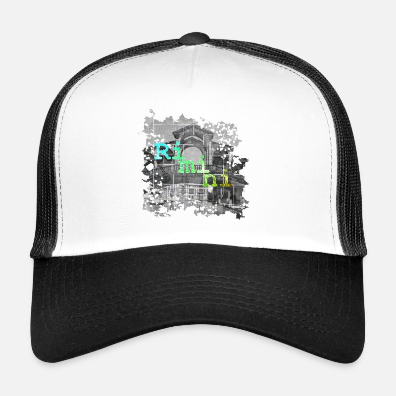 Rimini paysage de voyage mer Casquette trucker 
