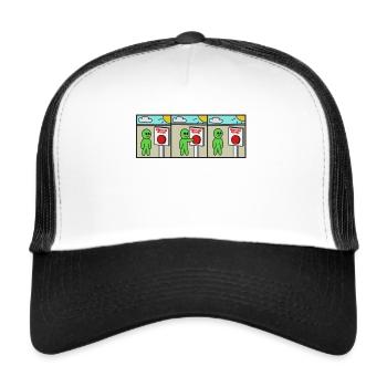 Pointless Does math math funny funny new - Trucker Cap - white/black - Front