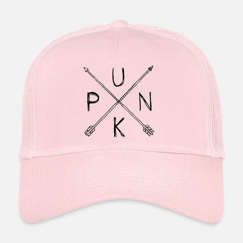 Punk Straight Edge Flèches Croisées Casquette trucker 