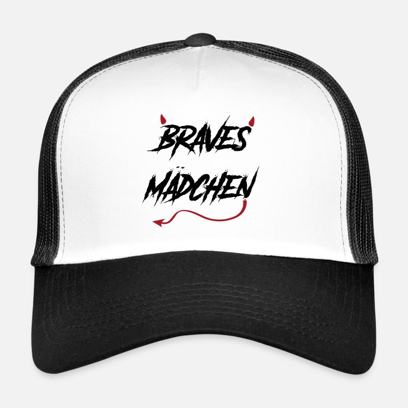 Braves Maedchen devilish saying gift Trucker Cap