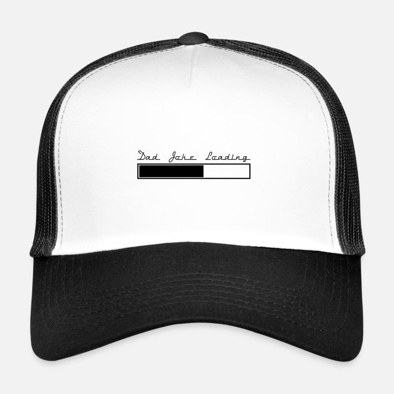 Dad joke loading saying gift Trucker Cap
