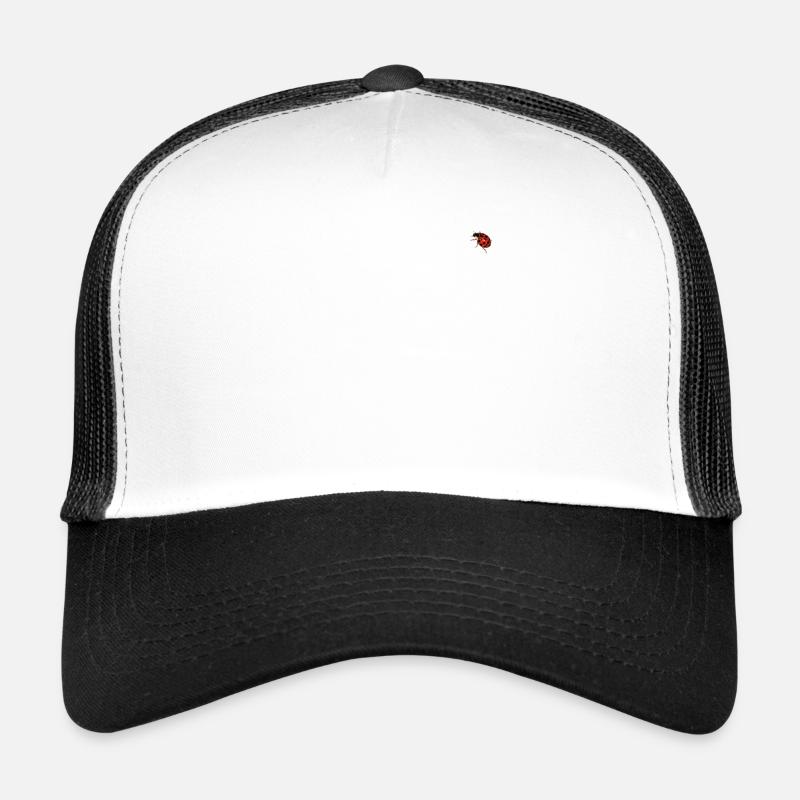 Marienkäfer Geschenk - Trucker Cap - Weiß/Schwarz