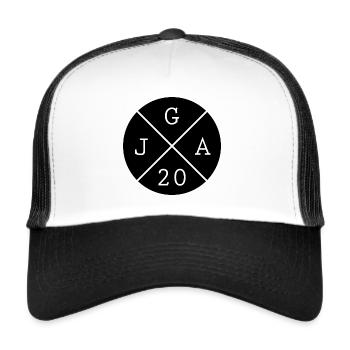 JGA 2020 Junggesellenabschied - Trucker Cap - Weiß/Schwarz - Vorne