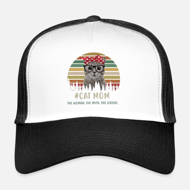 cat mom Trucker Cap