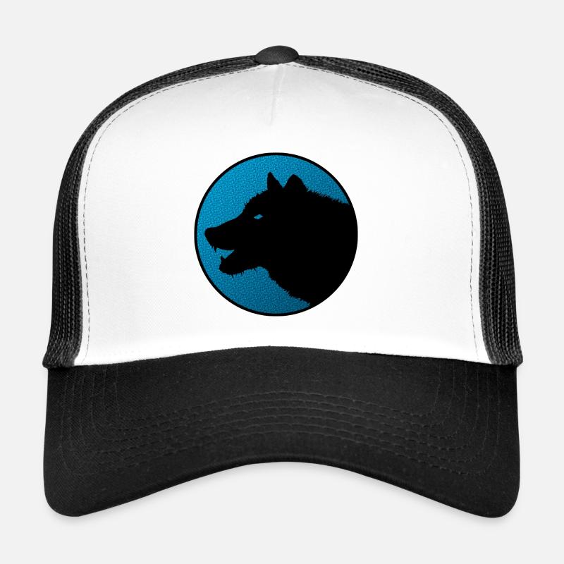 Lone wolf logo on color Trucker Cap