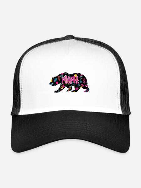 Mama bear - Trucker Cap - white/black - Front