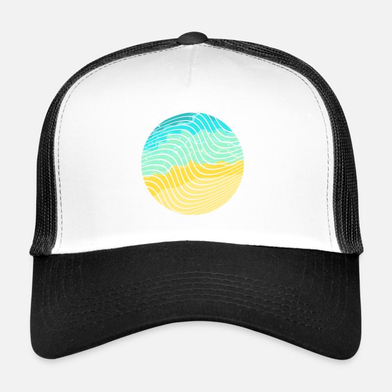 Beach wave Trucker Cap