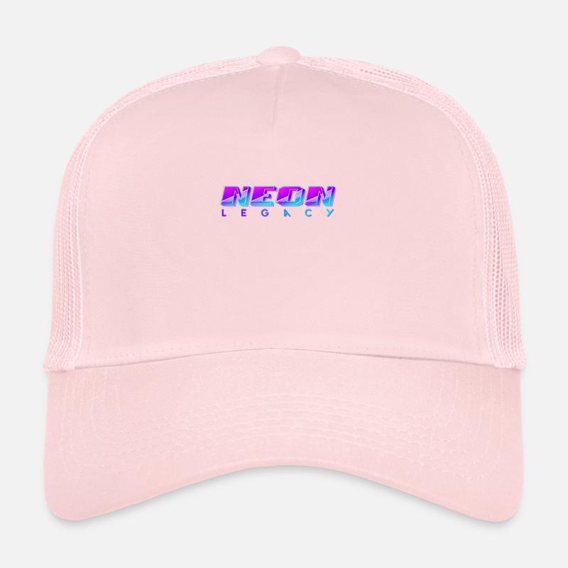 Neon Legacy Synthwave Trucker Cap