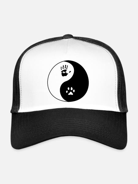 Dog Human Imprint - Trucker Cap - white/black - Front