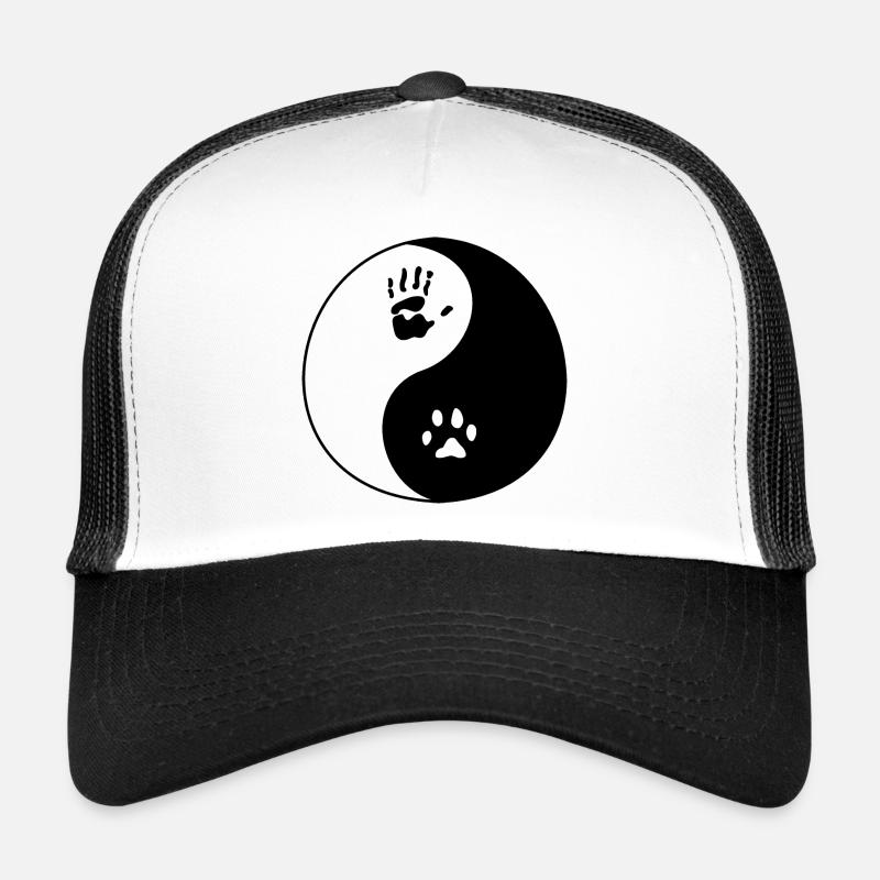Chien homme empreinte Casquette trucker 