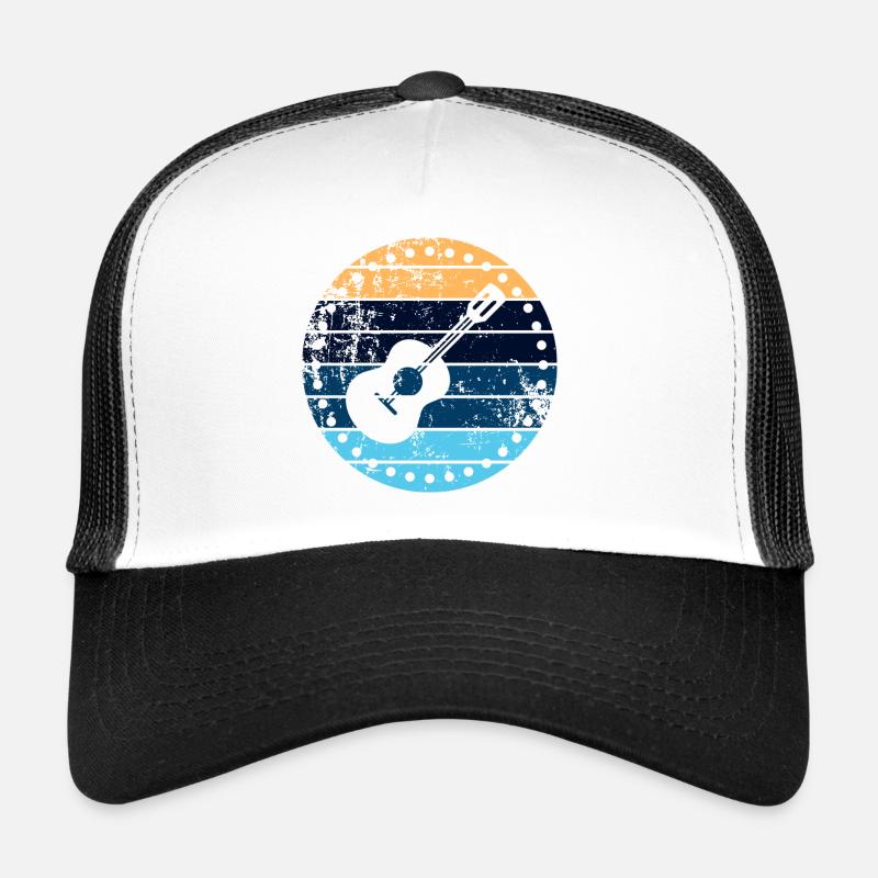 Ukulele - Trucker Cap - Weiß/Schwarz