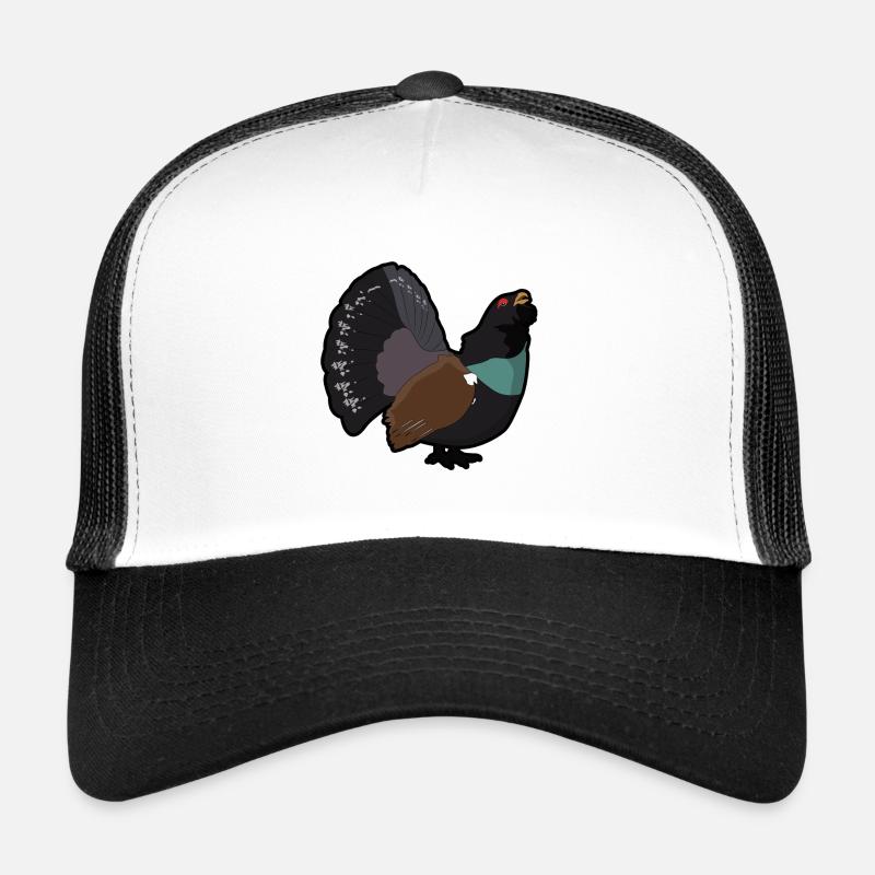 Capercaillie motif forest animals Trucker Cap