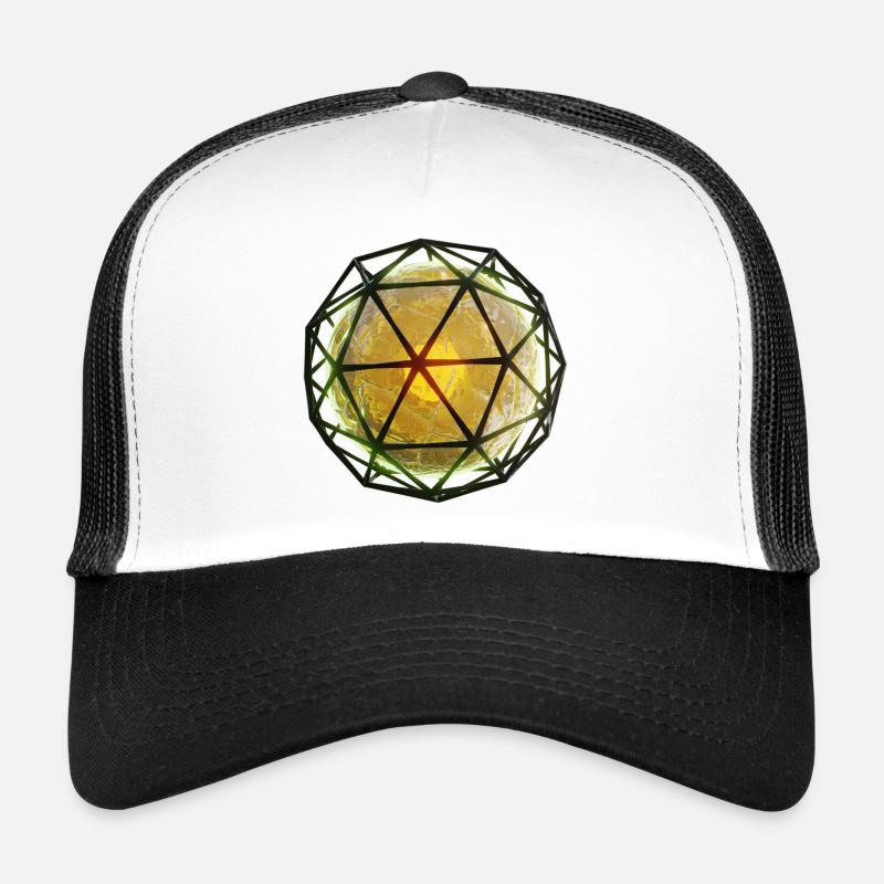 Kugel - Trucker Cap - Weiß/Schwarz