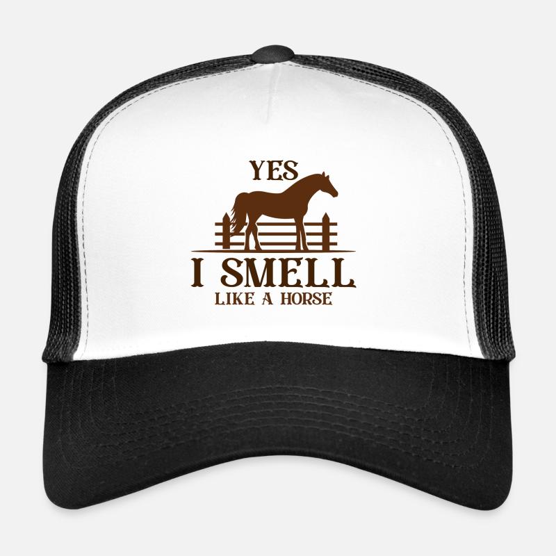 Oui, je sens comme un cheval Casquette trucker 