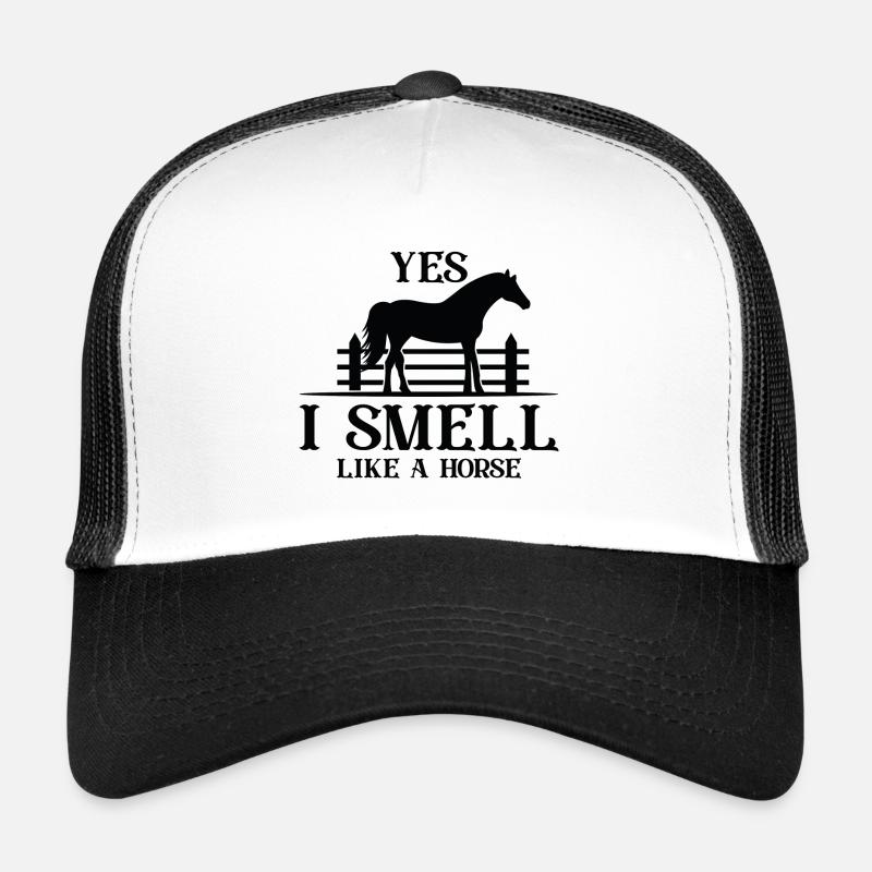 Oui, je sens comme un cheval Casquette trucker 