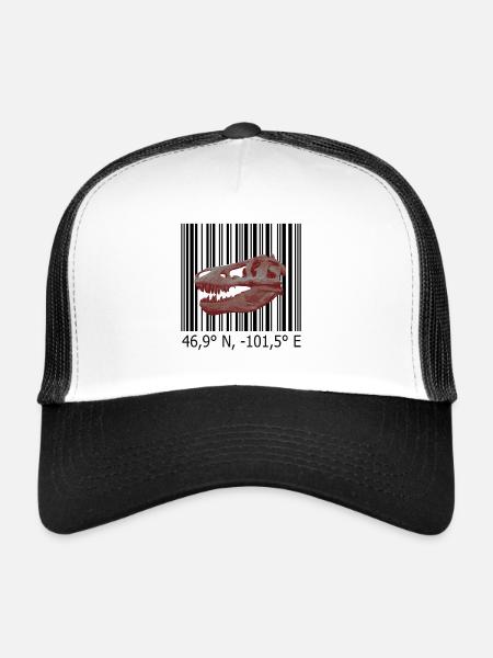 Rex Hell Creek - Trucker Cap - Weiß/Schwarz
