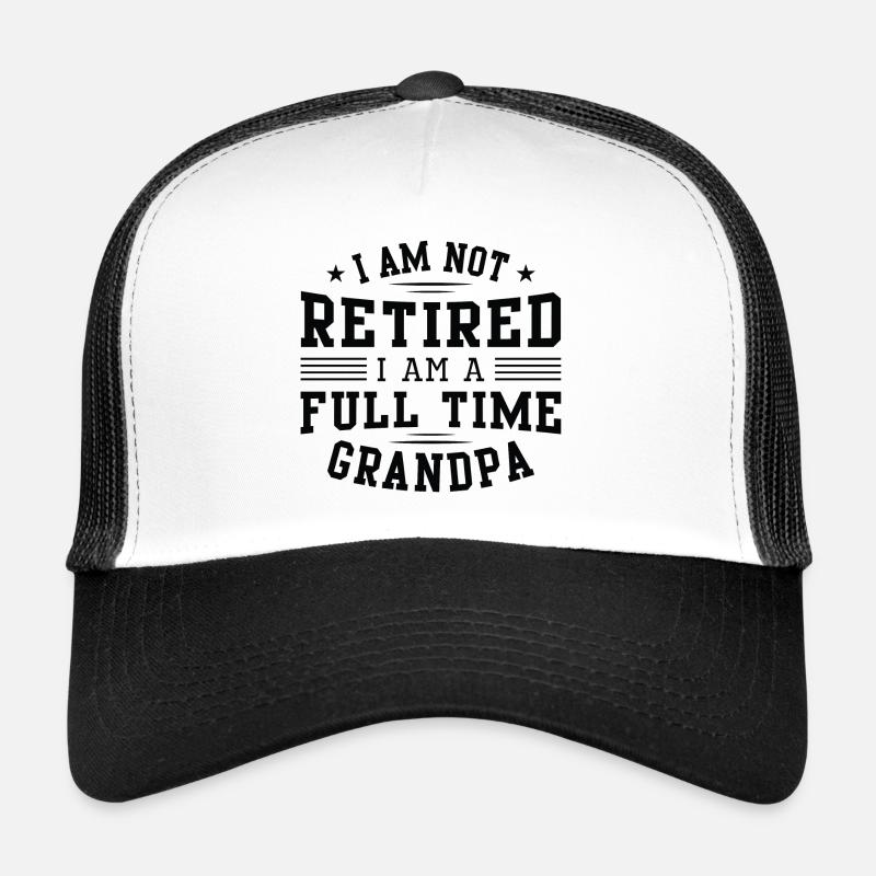Ich bin nicht im Ruhestand Ich bin ein Vollzeit-Opa Trucker Cap
