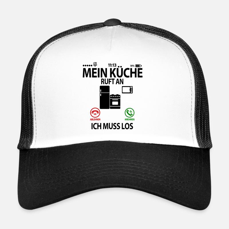 Küchenplaner Küchenfachberater Beruf Job Spruch - Trucker Cap - Weiß/Schwarz