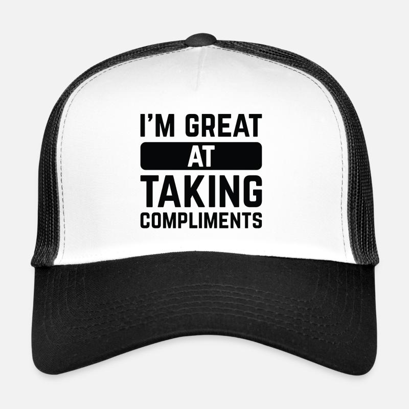 Je suis doué pour recevoir des compliments Casquette trucker 