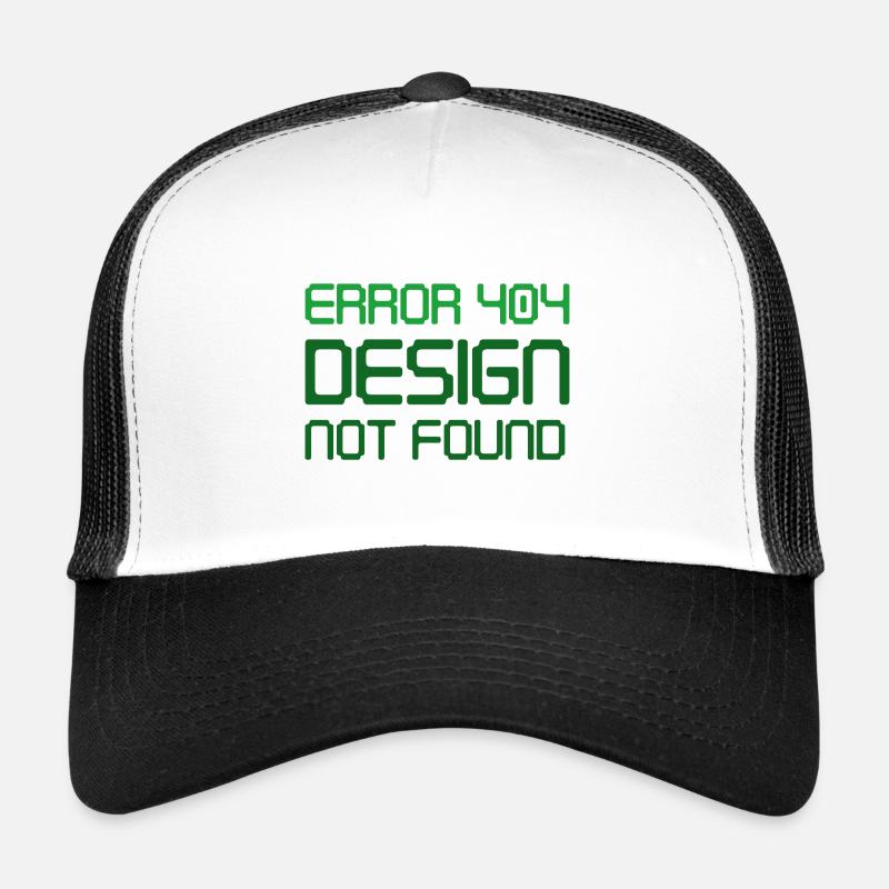 Erreur 404 Design introuvable Casquette trucker 