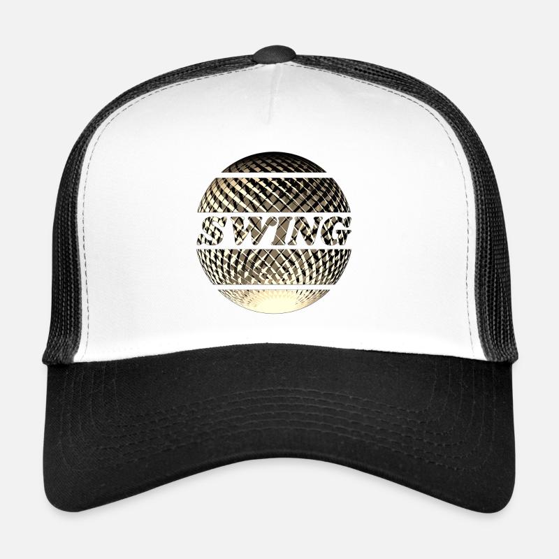 Swing gold - Trucker Cap - Weiß/Schwarz