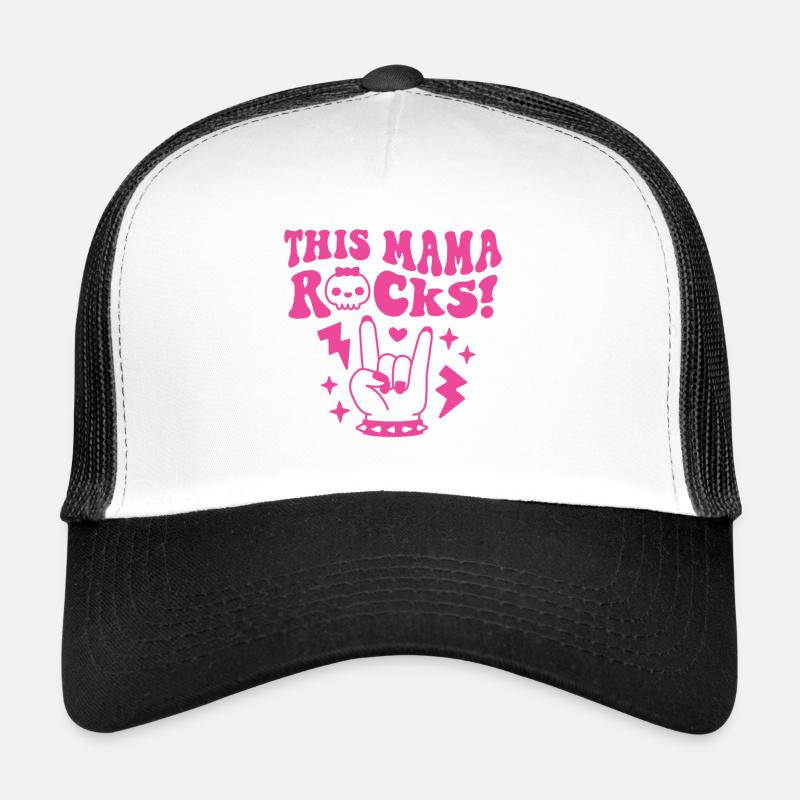 Diese Mama rockt Rock And Roll Mama Trucker Cap
