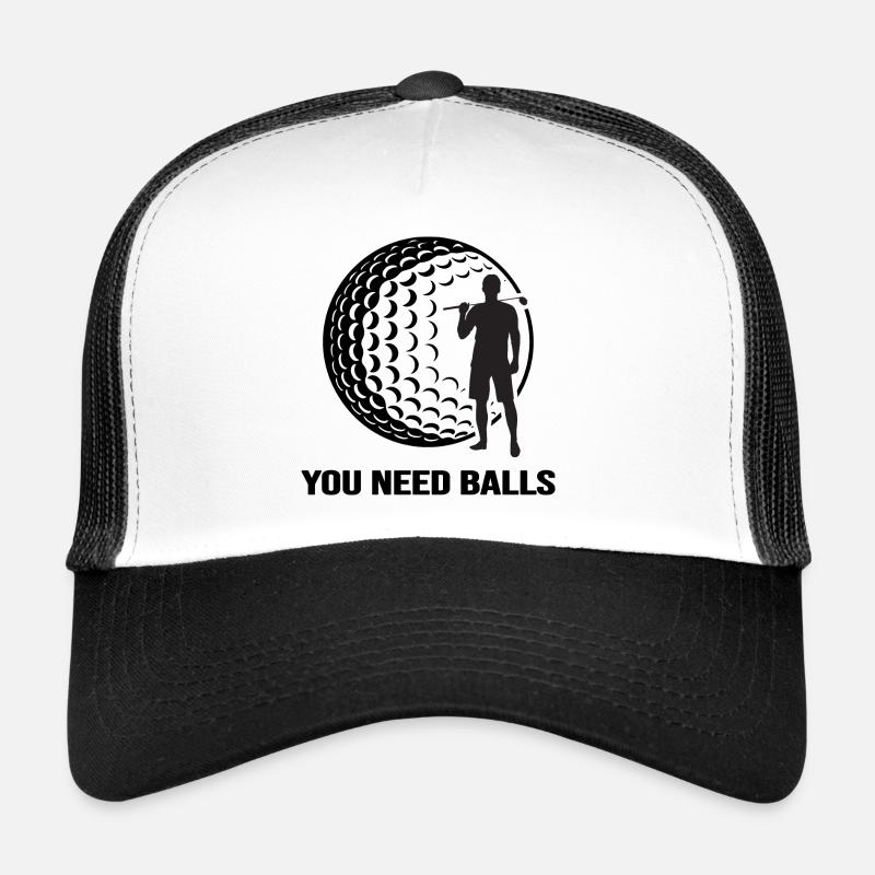 Golf Golf Golf Balls Golf Players Golf Course Trucker Cap