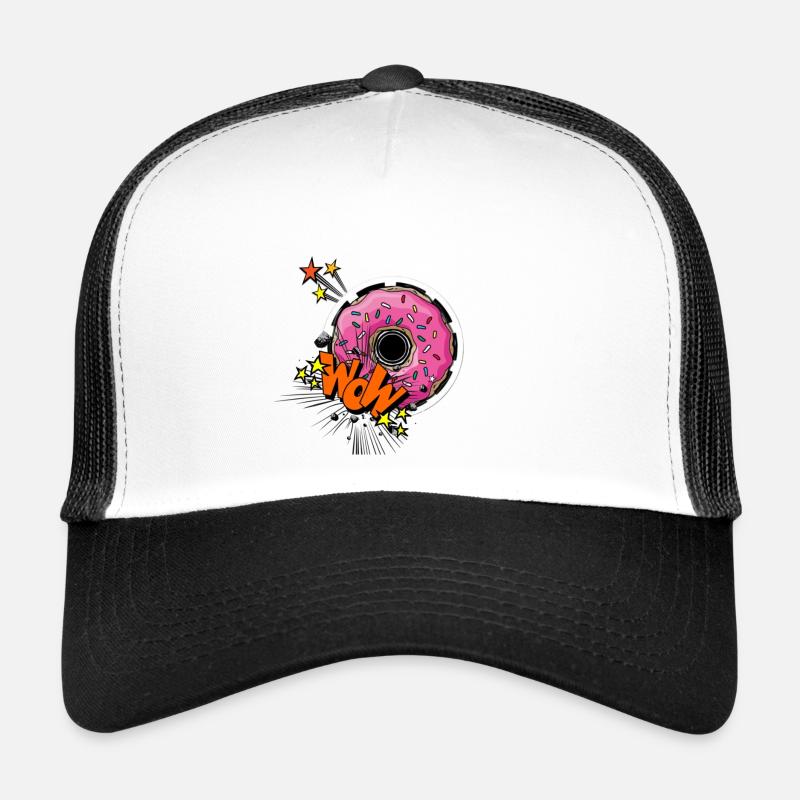 Wir lieben Dounats - Trucker Cap - Weiß/Schwarz