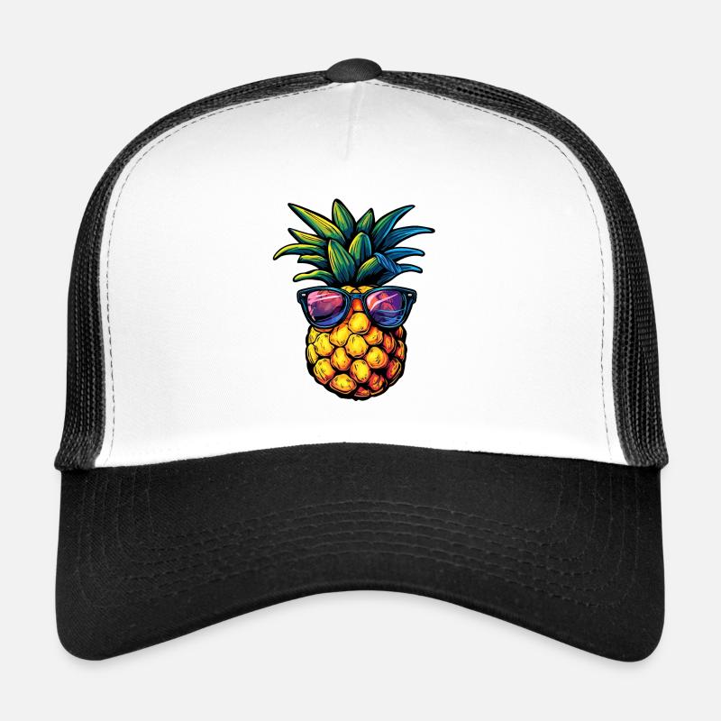 Ananas mit Sonnenbrille Trucker Cap