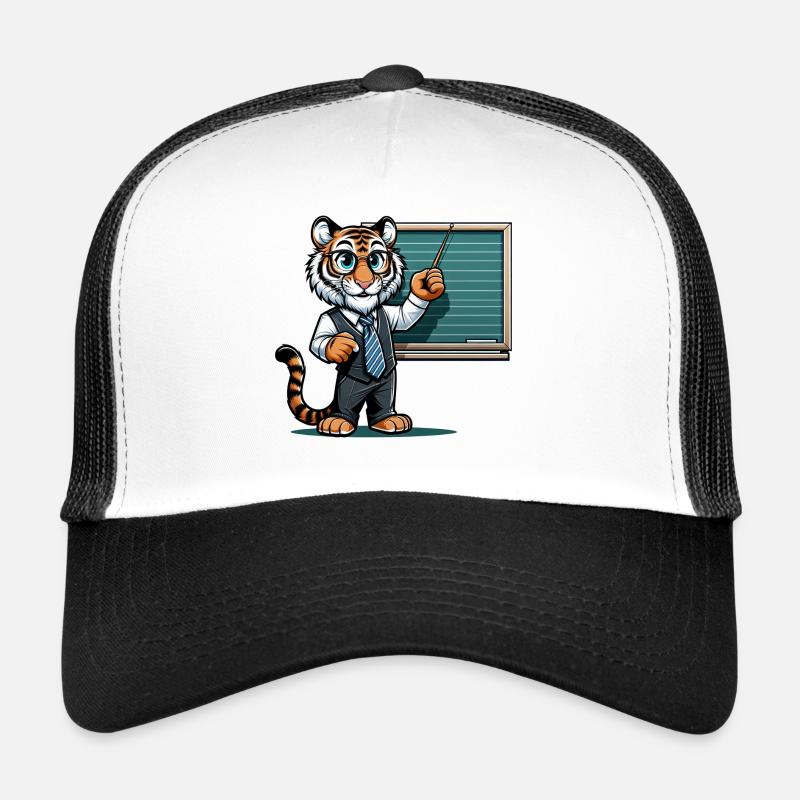 Professeur de tigre mignon Casquette trucker 