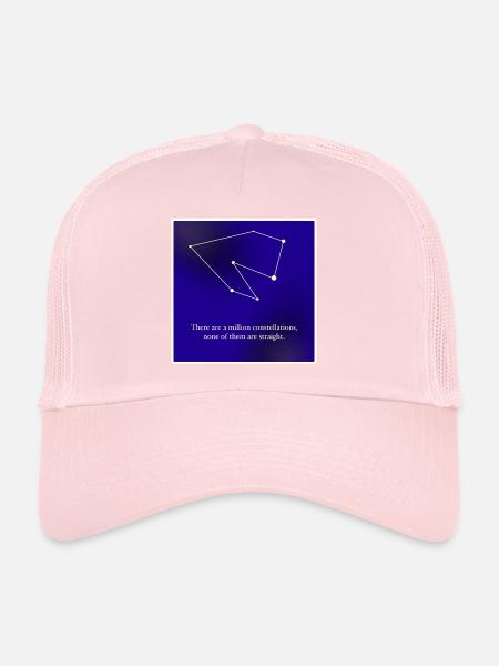 Queer constellation - Trucker Cap - pale pink - Front