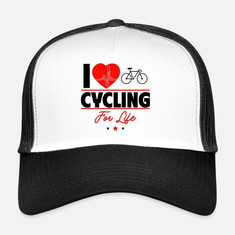 I love cycling forever – cyclist style! Trucker Cap