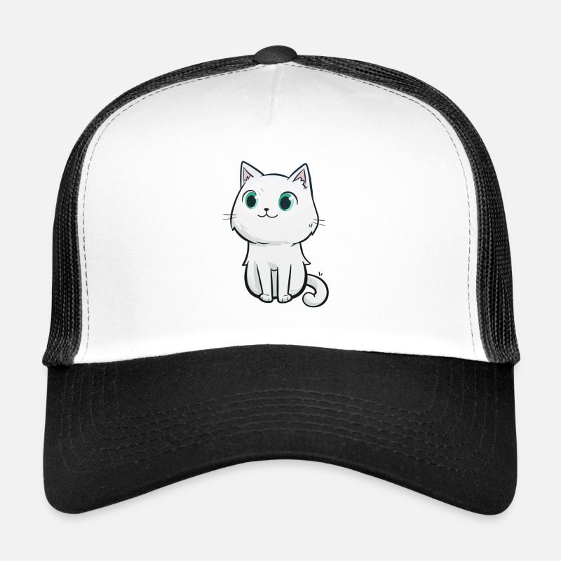 dessin chat mignon, cadeau de chat pour enfant Casquette trucker 
