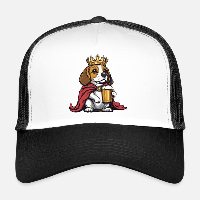 Beagle Dog Beer Funny Trucker Cap