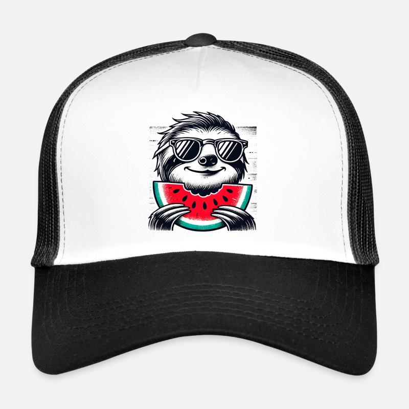 Pastèque paresseuse Casquette trucker 