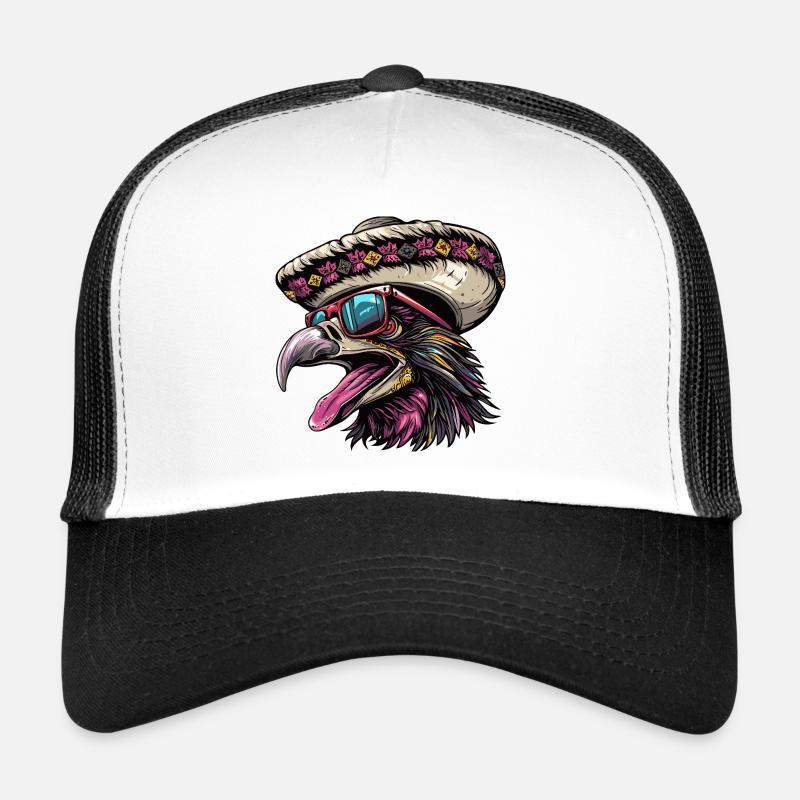 Harpy Bird Funny Sombrero Trucker Cap