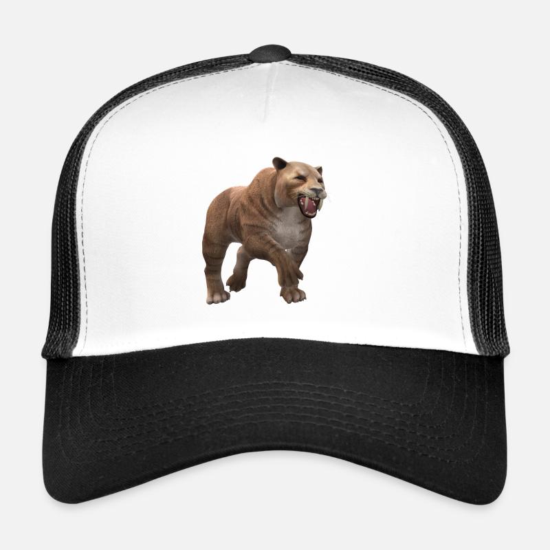 Design à dents de sabre Casquette trucker 