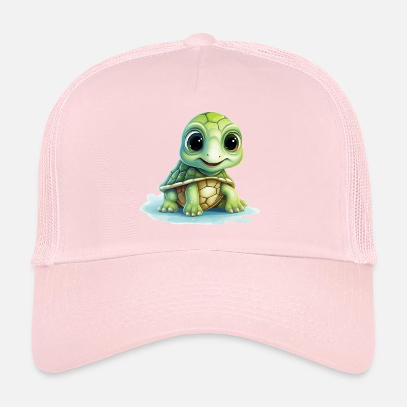 little cute turtle Trucker Cap