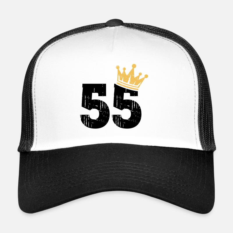 55 Krone 55. Geburtstag 55 Jahre Trucker Cap