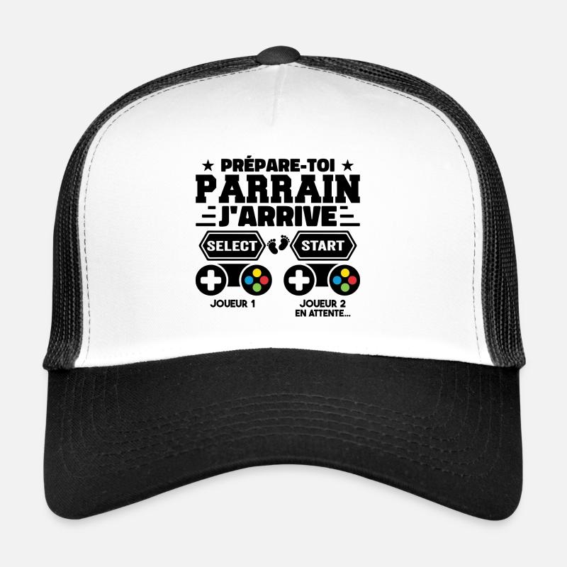 Prépare Toi Parrain J'arrive - Annonce Grossesse Casquette trucker 