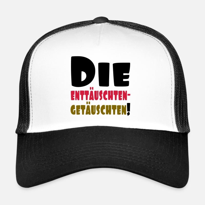 enttäuschten - Trucker Cap - Weiß/Schwarz